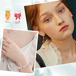 30 шт. 6 стиля 3D-печатные бусины из абс-пластика с имитацией жемчуга&nbsp;KY-NB0001-55