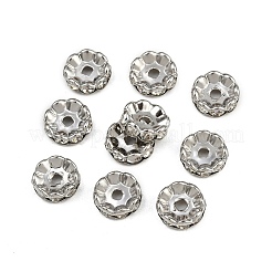 Латунные бусины разделители для поставки стразов&nbsp;RB-A014-L10mm-01P