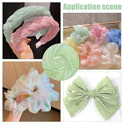 Лазерная полиэфирная марлевая ткань&nbsp;DIY-WH0021-24