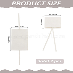 2 шт. подарочные мешочки для хранения ювелирных изделий из микрофибры&nbsp;ABAG-LP0001-10B