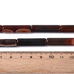 Окрашенные естественный агат бисер пряди&nbsp;G-T144-30A-02