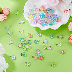 100шт 10 стиля прозрачные акриловые подвески&nbsp;PALLOY-TAC0229