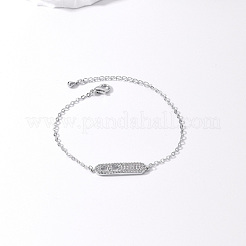 Элегантные латунные браслеты с овальными звеньями&nbsp;WT9592-2