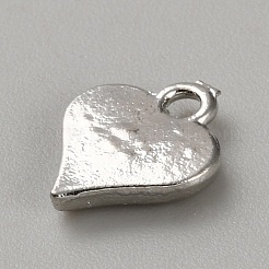 Акриловый кулон из сплава с бантиком белой серии&nbsp;PALLOY-WH0115-01P-13