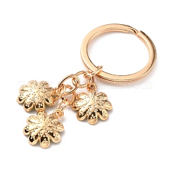 Милый эмалевый брелок&nbsp;KEYC-WH0025-048G-03