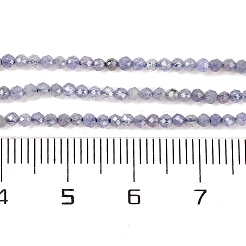 Натуральный танзанит бисер пряди&nbsp;X-G-F770-C04-03