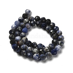 Природный содалит бисер нитей&nbsp;LS-G-RM2025-A19-7mm