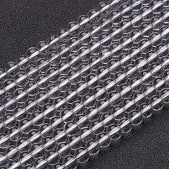 Синтетический кристалл кварца бусины нити&nbsp;GSR6mmA039-1