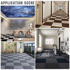 Квадратная самоклеящаяся полиэфирная ковровая лента&nbsp;DIY-WH20002-102E