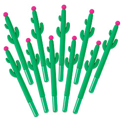 10шт кактус резиновая гелевая ручка&nbsp;AJEW-TA0002-68