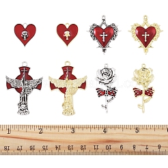 16шт 8 стиля подвески из сплава с эмалью&nbsp;FIND-FS0003-88