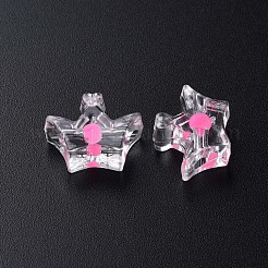 Прозрачные акриловые бусины&nbsp;MACR-S373-105-B04