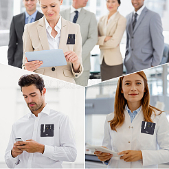 Прямоугольный карманный чехол для ручки из искусственной кожи для врача&nbsp;AJEW-WH20060-95C