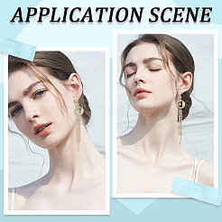 10 шт. латунные крючки для сережек из прозрачного кубического циркония&nbsp;KK-BBC0008-73