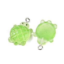 Подвески из непрозрачной смолы с градиентным цветом и светящейся текстурой&nbsp;RESI-S011-01F