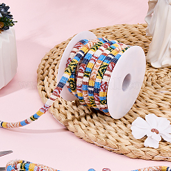 1 рулон этнических шнуров из полиэстера&nbsp;OCOR-CY0002-56A