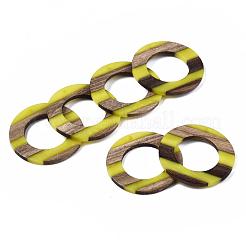 Подвески из смолы и ореха&nbsp;RESI-R428-02B