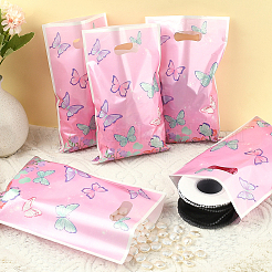 Одноразовые подарочные пакеты из бумаги с принтом бабочек&nbsp;ABAG-WH20006-22C