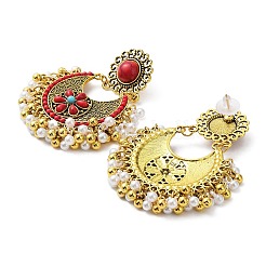 Серьги-гвоздики в стиле бохо из смолы&nbsp;LS-EJEW-I288-01A