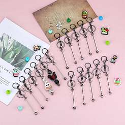 16 шт. брелок из сплава с бусинами для изготовления ювелирных изделий своими руками&nbsp;KEYC-SZ0001-16B