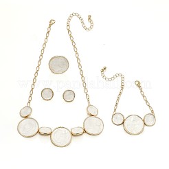 Браслеты из сплава с белой эмалью&nbsp;FS-WG9902A-01