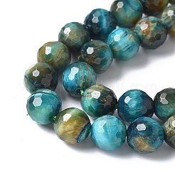 Природных тигровый глаз бисер нитей&nbsp;LS-G-M445-A01-01