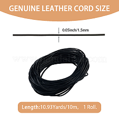 10 м коровьей кожаный шнур&nbsp;WL-CL0001-19