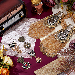 Булавка на лацкан из цинкового сплава&nbsp;JEWB-FH0002-17