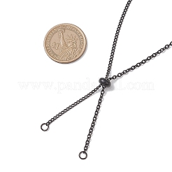 Изготовление цепочек из нержавеющей стали 304 и цепочек-слайдеров для ожерелий.&nbsp;AJEW-JB01534