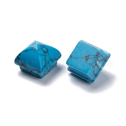 Окрашенные синтетические бирюзовые кабошоны&nbsp;G-D058-04A