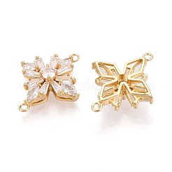 Латунные подвески из прозрачного кубического циркония&nbsp;KK-N284-10G