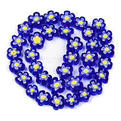 Ручной работы стеклянная бусина тысячецветник нитей&nbsp;LAMP-N029-017D-16