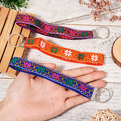 3шт. подвеска из полиэфирной ленты&nbsp;HJEW-TAC0065