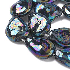 Гальванизированное непрозрачное стекло имитация жемчужных нитей&nbsp;EGLA-D302-02D