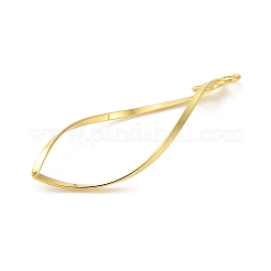 925 подвеска-коннектор в виде витого листа из стерлингового серебра&nbsp;LS-STER-R010-01G