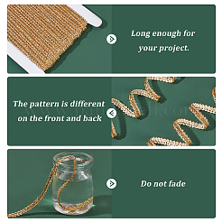 Отделка плетеным кружевом из полиэстера длиной 25 м.&nbsp;OCOR-PH0003-86A-02