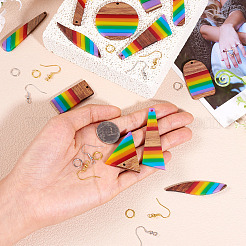 Подвески из смолы и ореха&nbsp;DIY-TA0011-03A