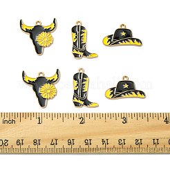 30 шт. 3 стиля подвески из сплава и эмали в ковбойском стиле&nbsp;ENAM-FS0003-89