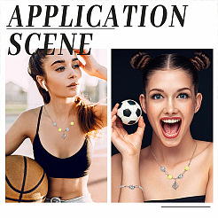 48 шт. 4 стиля акриловых шармовых соединителей&nbsp;FIND-GA0002-63