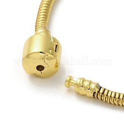 Железные круглые браслеты-цепочки в виде змей&nbsp;BJEW-C057-01G