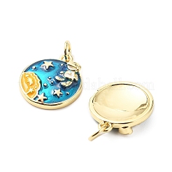 Латунь эмаль подвески&nbsp;KK-L237-030G-01