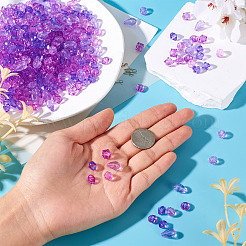 500шт 5 стиля прозрачные акриловые бусины&nbsp;TACR-TA0001-41B