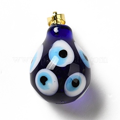 Ручной зла подвески бусины глаз&nbsp;LAMP-F026-04F