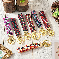 7шт. Винтажный брелок из полиэфирной ленты&nbsp;KEYC-TAC00047