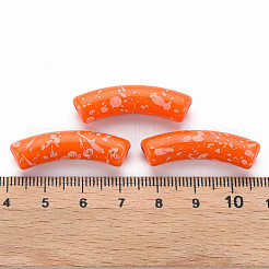 Непрозрачные акриловые бусины&nbsp;MACR-S372-002F-B09