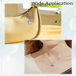 20 шт. 5 цвета непрозрачные подвески из смолы&nbsp;CRES-LP0001-09