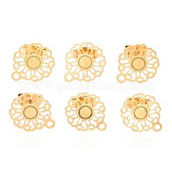 Фурнитура для сережек-гвоздиков из нержавеющей стали 304&nbsp;STAS-S079-35A