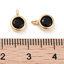 Латунные микро проложить кубического циркония подвески&nbsp;KK-C051-38G-01