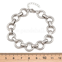 Браслеты-цепочки из нержавеющей стали 304 для женщин&nbsp;BJEW-Z154-01P