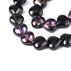 Стеклянные бусины с гальваническим покрытием &nbsp;X-EGLA-S188-14-C01